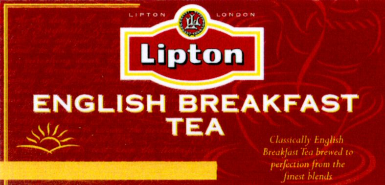 Paraqitja e markës Lipton ENGLISH BREAKFAST TEA