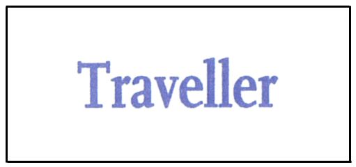 Paraqitja e markës Traveller