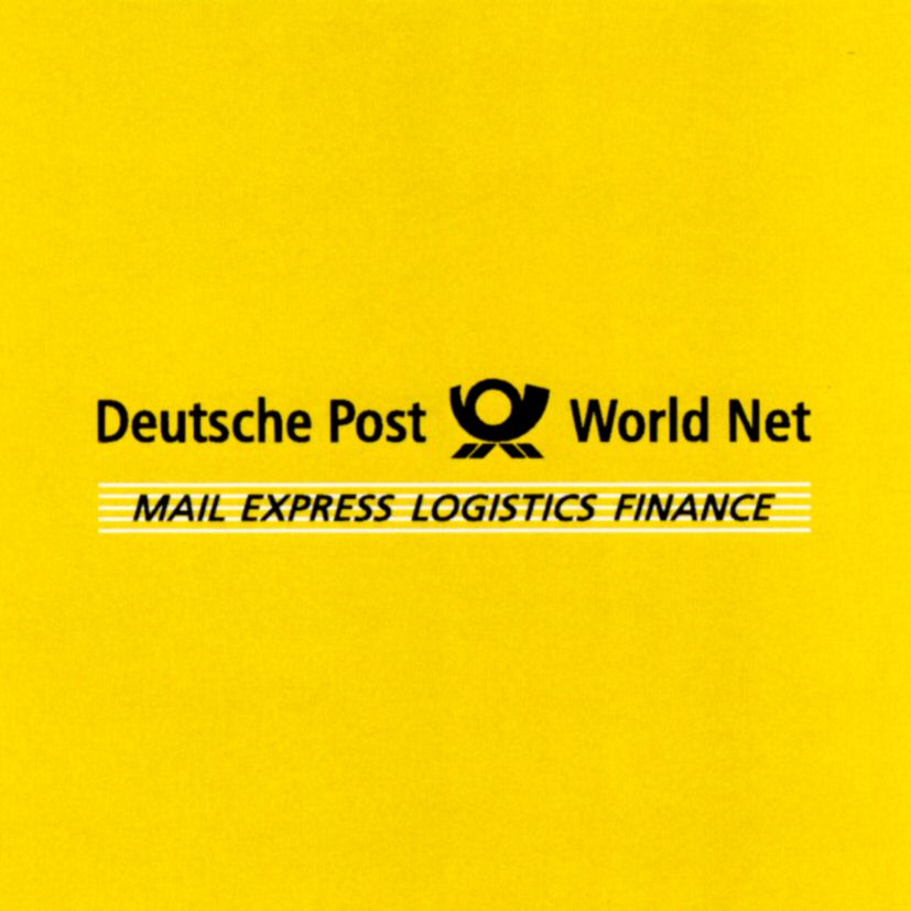 Paraqitja e markës Deutsche Post World Net MAIL EXPRESS LOGISTICS FINANCE