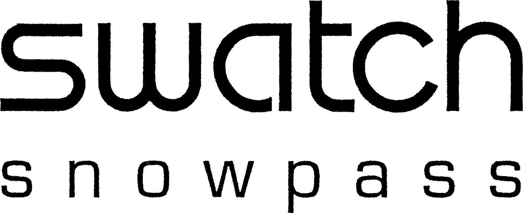 Paraqitja e markës swatch snowpass