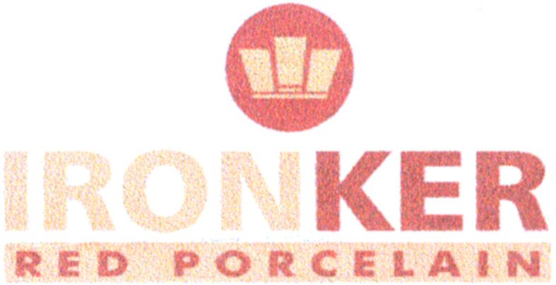 Paraqitja e markës IRONKER RED PORCELAIN