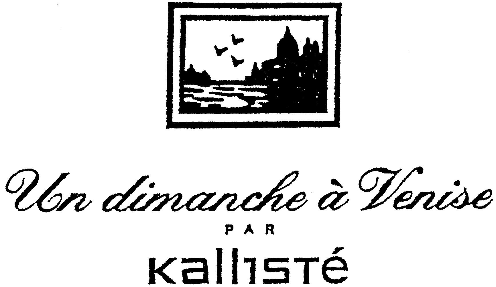 Paraqitja e markës Un dimanche a Venise par Kalliste PAR kalliste