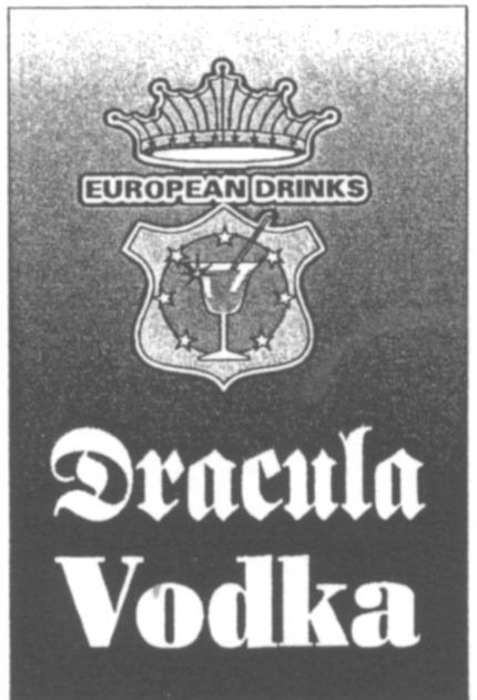 Paraqitja e markës EUROPEAN DRINKS Dracula Vodka