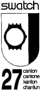 Paraqitja e markës swatch 27 canton cantone kanton chantun
