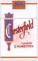 Paraqitja e markës Chesterfield LIGHTS CIGARETTES