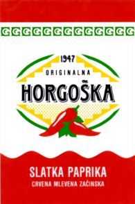 Paraqitja e markës 1947 ORIGINALNA HORGOSKA SLATKA PAPRIKA