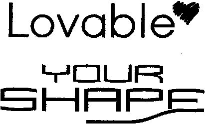 Paraqitja e markës Lovable YOUR SHAPE