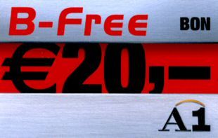 Paraqitja e markës B-Free BON 20,- A1