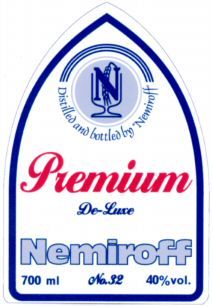 Paraqitja e markës Premium De-Luxe Nemiroff