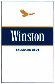 Paraqitja e markës Winston BALANCED BLUE