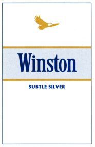Paraqitja e markës Winston SUBTLE SILVER