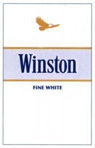 Paraqitja e markës Winston FINE WHITE