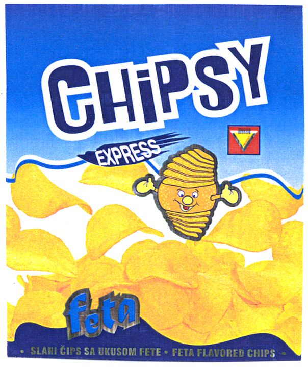 Paraqitja e markës CHIPSY EXPRESS feta