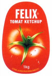 Paraqitja e markës FELIX TOMAT KETCHUP