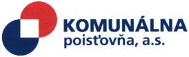 Paraqitja e markës KOMUNÁLNA poist'ovna, a.s.