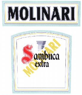 Paraqitja e markës MOLINARI Sambuca extra