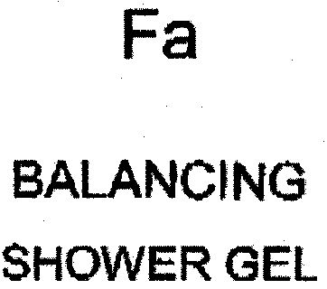 Paraqitja e markës Fa BALANCING SHOWER GEL