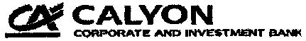Paraqitja e markës CA CALYON CORPORATE AND INVESTMENT BANK
