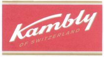 Paraqitja e markës Kambly OF SWITZERLAND
