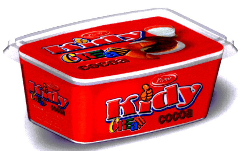 Paraqitja e markës Kidy Cream cocoa