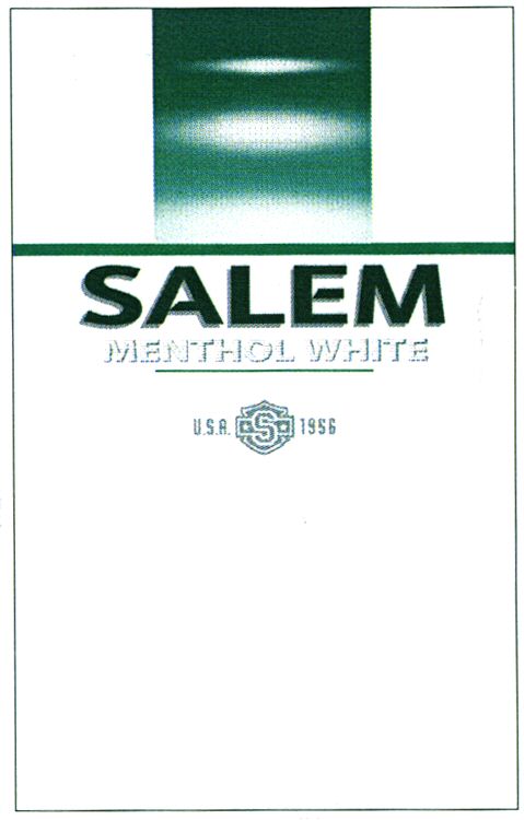 Paraqitja e markës SALEM MENTHOL WHITE