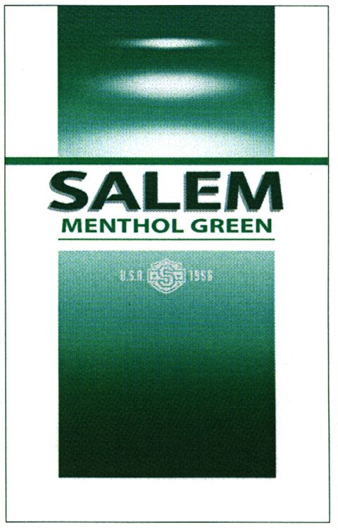 Paraqitja e markës SALEM MENTHOL GREEN