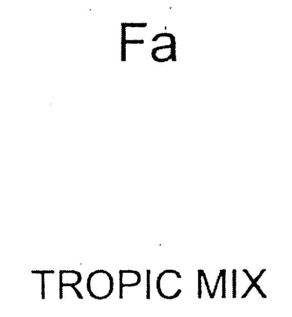 Paraqitja e markës Fa TROPIC MIX
