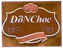 Paraqitja e markës DoN Choc FULL RICH TASTE HOT