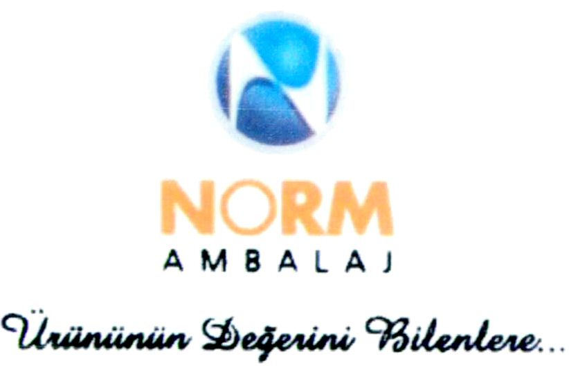 Paraqitja e markës NORM AMBALAJ Urununun Degerini Bilenlere