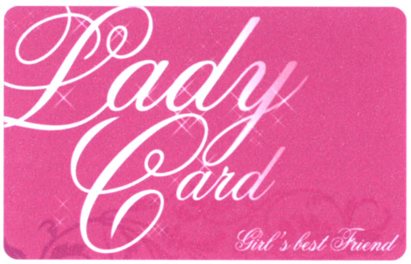 Paraqitja e markës Lady Card Girl's best Friend