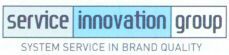 Paraqitja e markës service innovation group SYSTEM SERVICE IN BRAND QUALITY