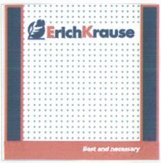 Paraqitja e markës Erich Krause Best and necessary