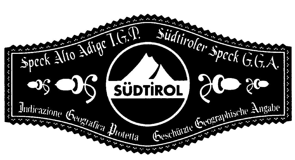 Paraqitja e markës SUDTIROL Speck Alto Adige I.G.P.