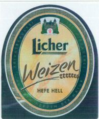 Paraqitja e markës Licher Weizen HEFE HELL
