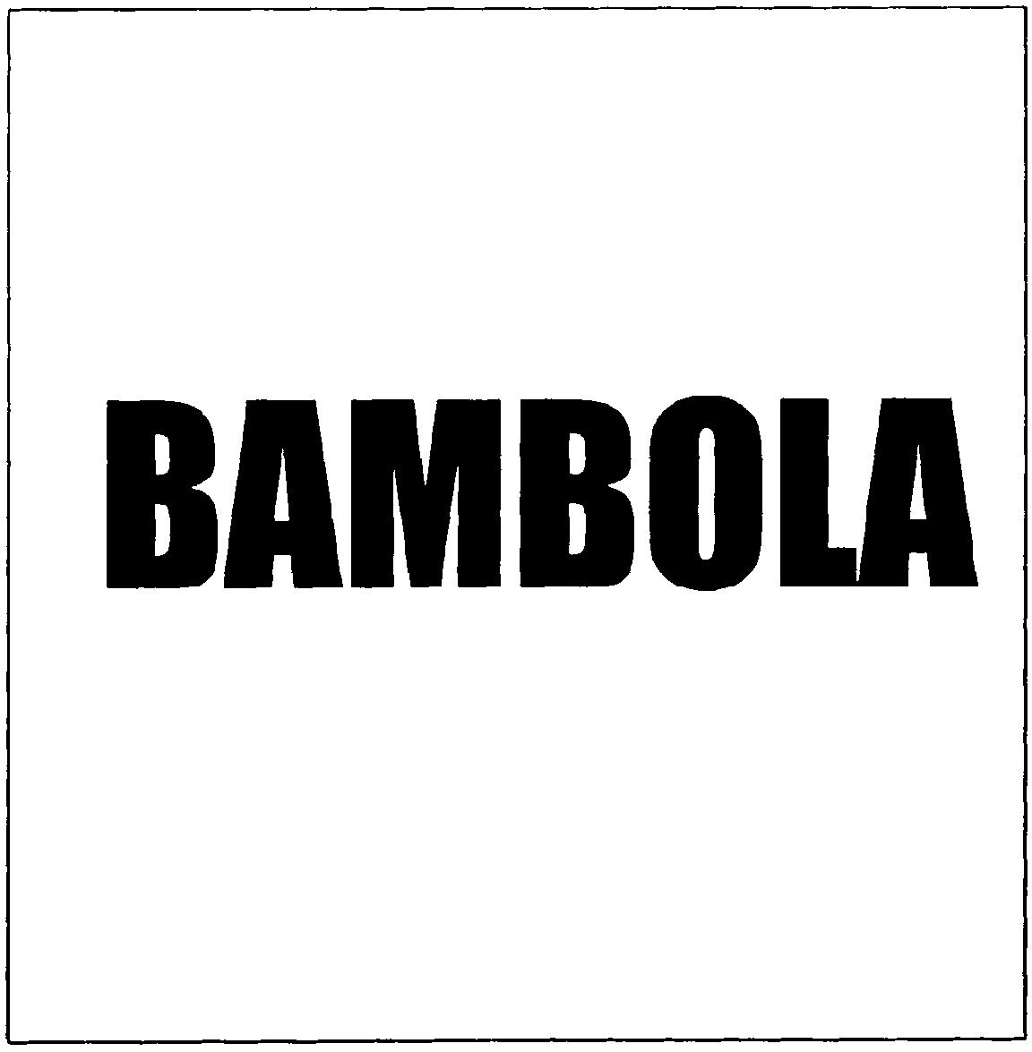 Paraqitja e markës BAMBOLA