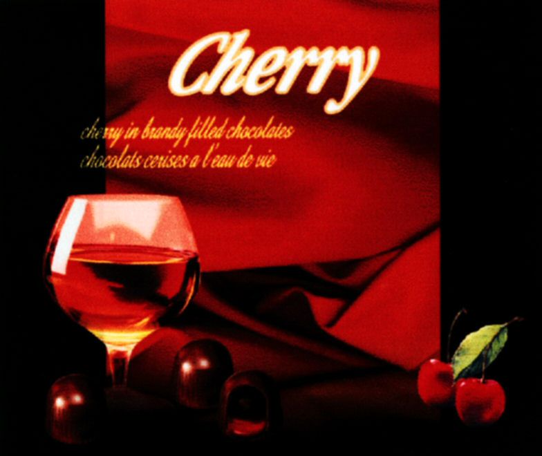 Paraqitja e markës Cherry cherry in brandy filled chocolates chocolats cerises a l'eau de vie