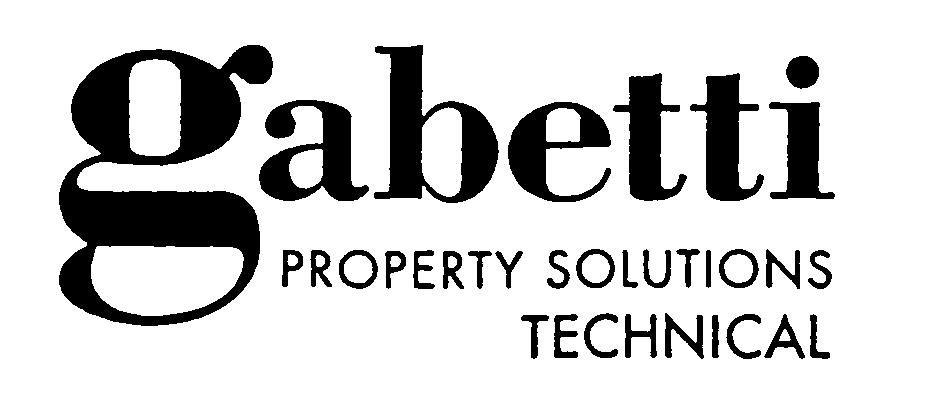 Paraqitja e markës gabetti PROPERTY SOLUTIONS TECHNICAL PROPERTY SOLUTIONS TECHNICAL