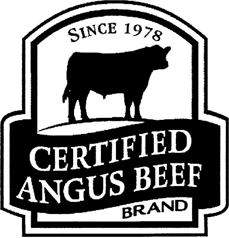 Paraqitja e markës CERTIFIED ANGUS BEEF BRAND SINCE 1978