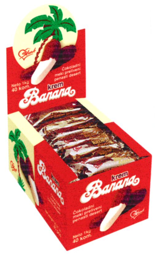 Paraqitja e markës Stark krem Banana