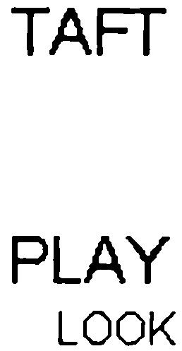 Paraqitja e markës TAFT PLAY LOOK