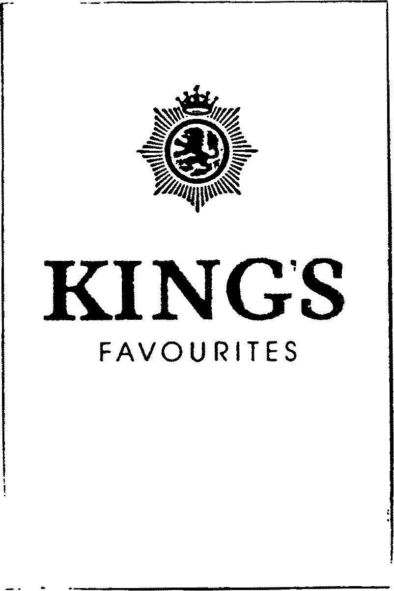 Paraqitja e markës KING'S FAVOURITES