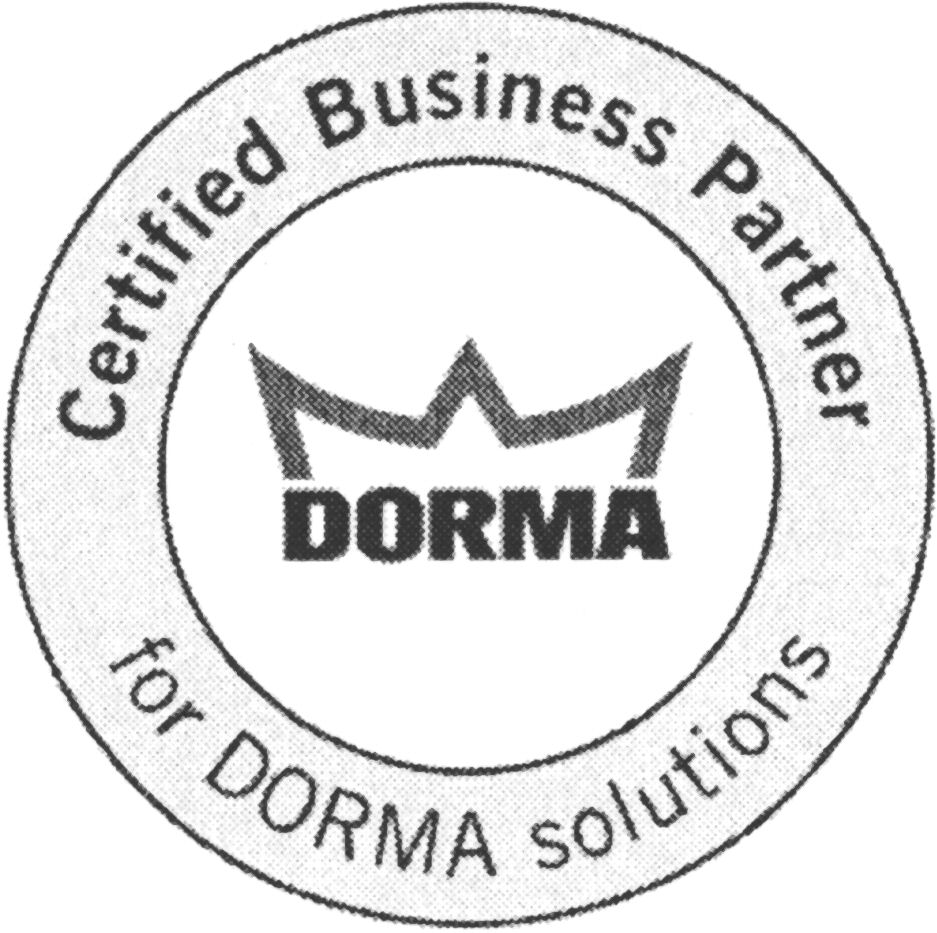 Paraqitja e markës Certified Business Partner DORMA for DORMA solutions