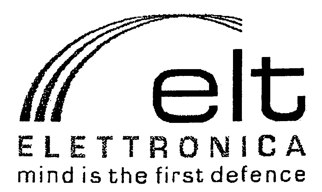 Paraqitja e markës elt ELETTRONICA mind is the first defence