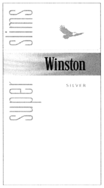 Paraqitja e markës Winston SILVER super slims