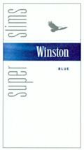 Paraqitja e markës Winston BLUE super slims