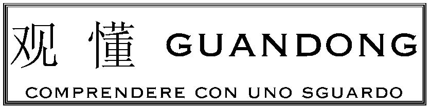 Paraqitja e markës GUANDONG COMPRENDERE CON UNO SGUARDO