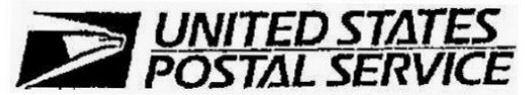 Paraqitja e markës UNITED STATES POSTAL SERVICE