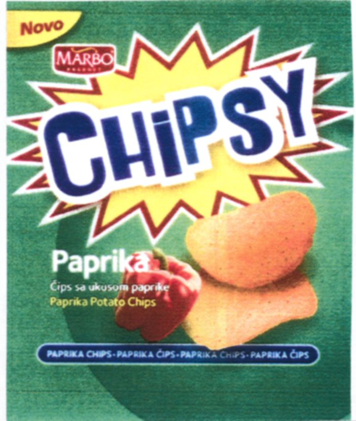 Paraqitja e markës CHIPSY Paprika
