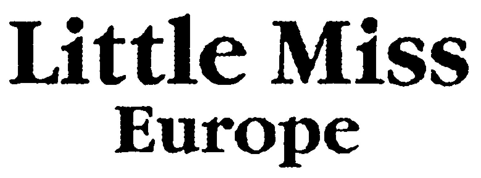Paraqitja e markës Little Miss Europe