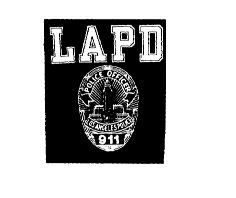 Paraqitja e markës LAPD POLICE OFFICER LOS ANGELES POLICE 911